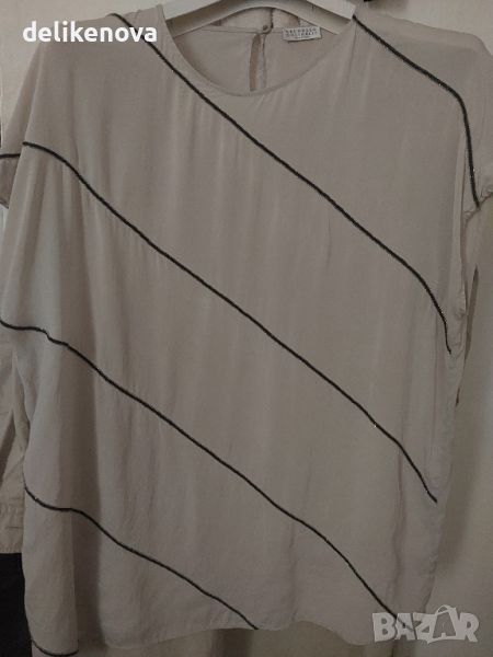 Brunello Cucinelli Original. Size L 100% Коприна, снимка 1