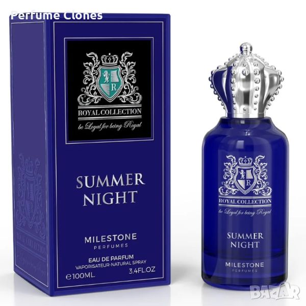  Унисекс Парфюм MILESTONE Summer Night 100ML EDP* Вдъхновен от Clive Christian Jump Up & Kiss Me , снимка 1