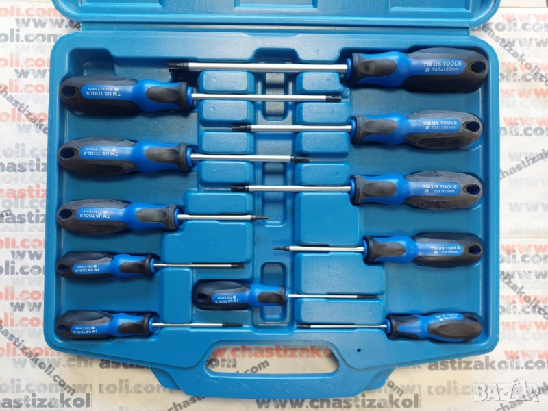 Комплект Отвертки TORX 11 бр, снимка 1