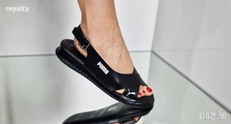 Puma черни дамски сандали , снимка 1