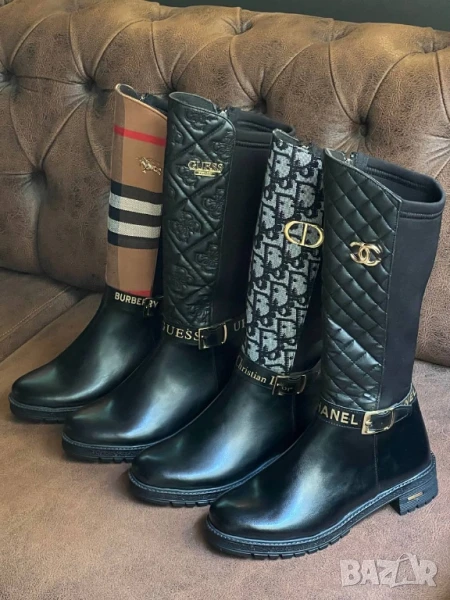 дамски ботуши burberry christian dior chanel , снимка 1