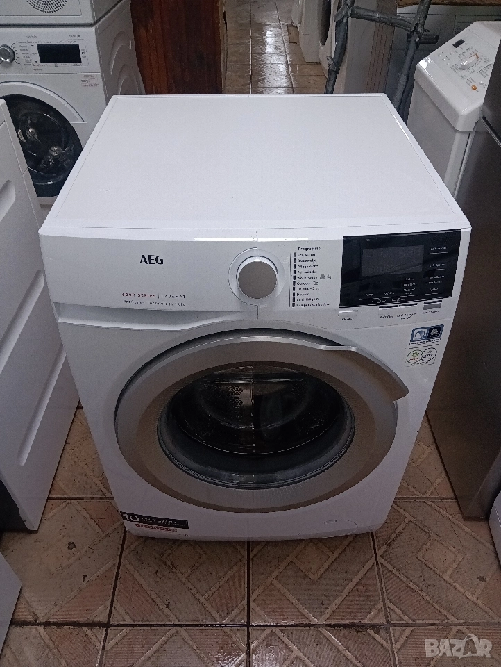 Като нова пералня АЕГ Aeg Series 6000 A+++ 8кг 2 години гаранция!, снимка 1