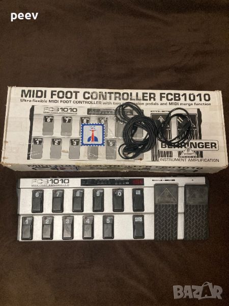 Behringer FCB1010 + MIDI кабел + Захранващ кабел, снимка 1