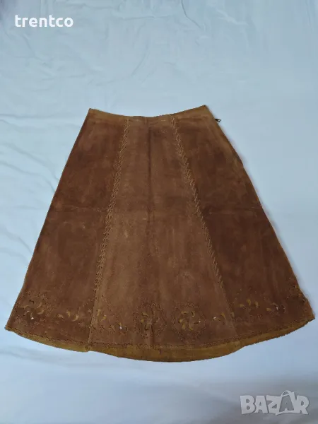 Кожена пола vintage old fashion grunge, снимка 1