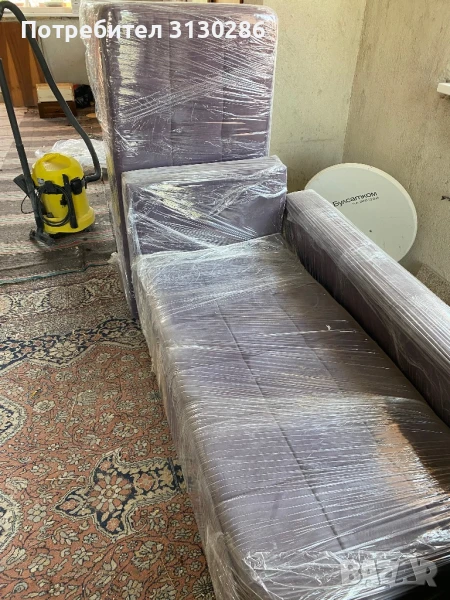 Ъглов разтегателен диван с ракла, снимка 1