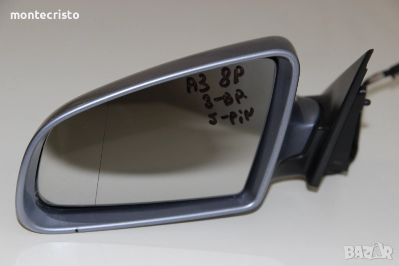 Ляво огледало Audi A3 8P sportback 5 врати (2003-2008г.) 5 пина електрическо, снимка 1