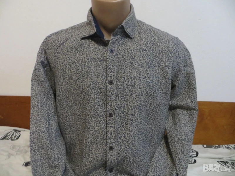 Мъжка риза с дълъг ръкав лен T.M.Lewin, снимка 1