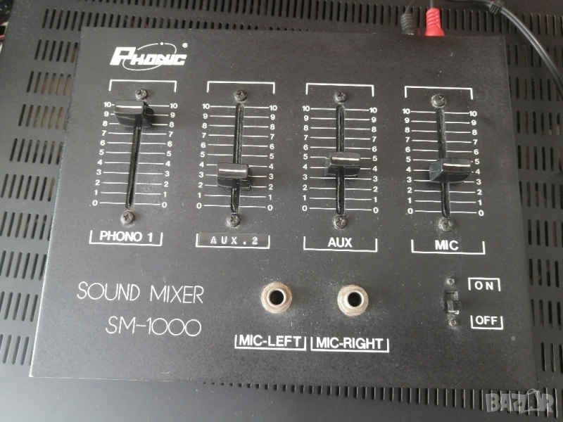 4 канален аудио-миксер Phonic SM-1000, снимка 1