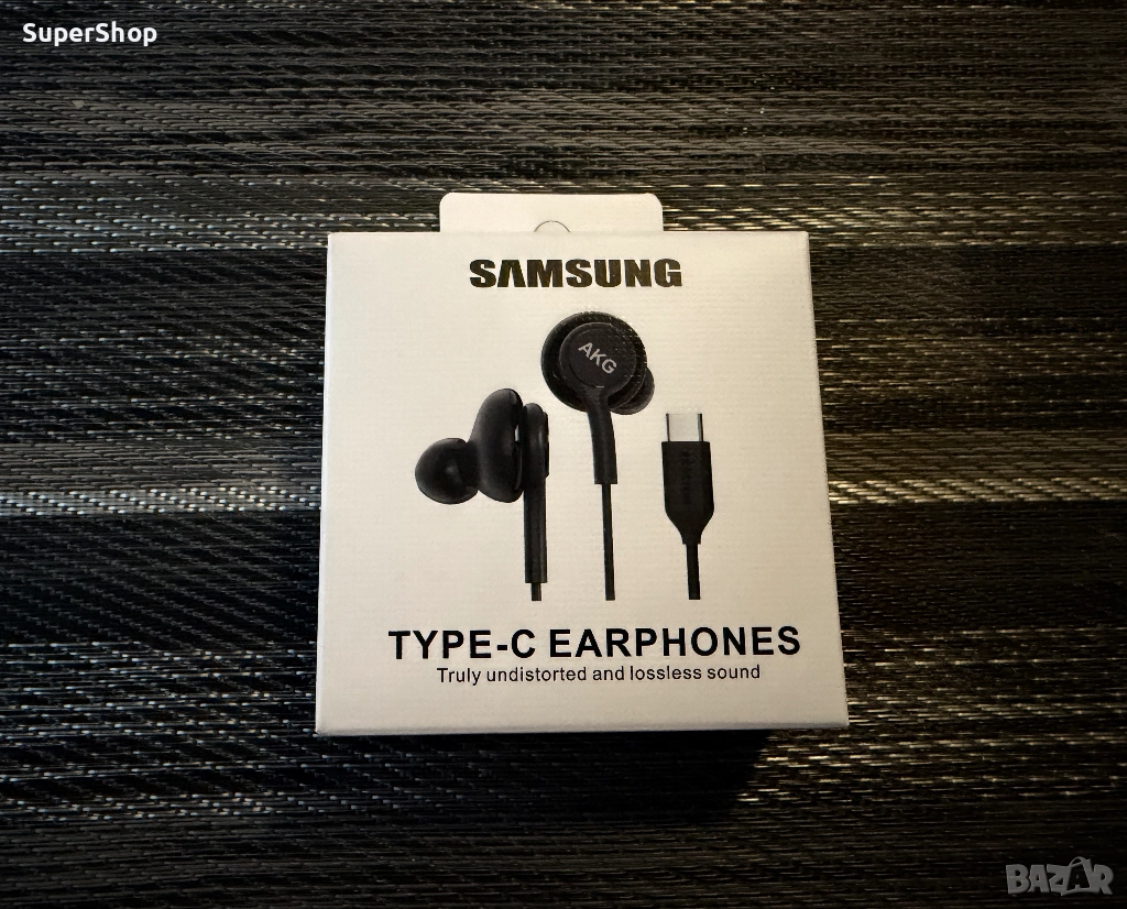 Слушалки Samsung AKG с микрофон Type C S20 S22 S23  S21 S25 S26 Note, снимка 1