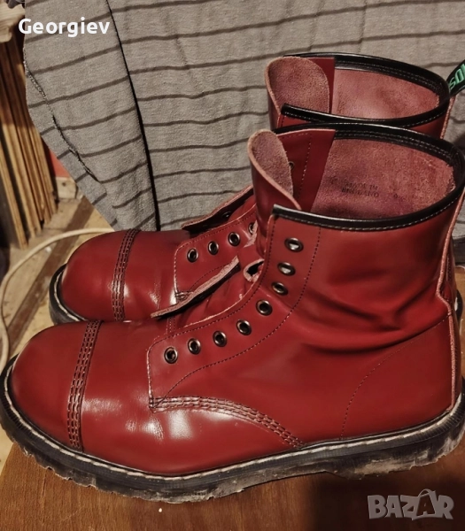 Кубинки Solovair steel toe 8 дупки made in England , снимка 1