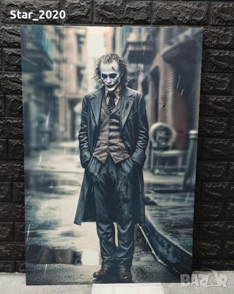 Светеща картина с LED осветление - Joker 66, снимка 1