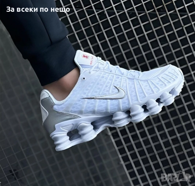 Nike shox tl white Унисекс👟Дамски Маратонки С Кутия👟Мъжки Спортни Обувки Код S58, снимка 1