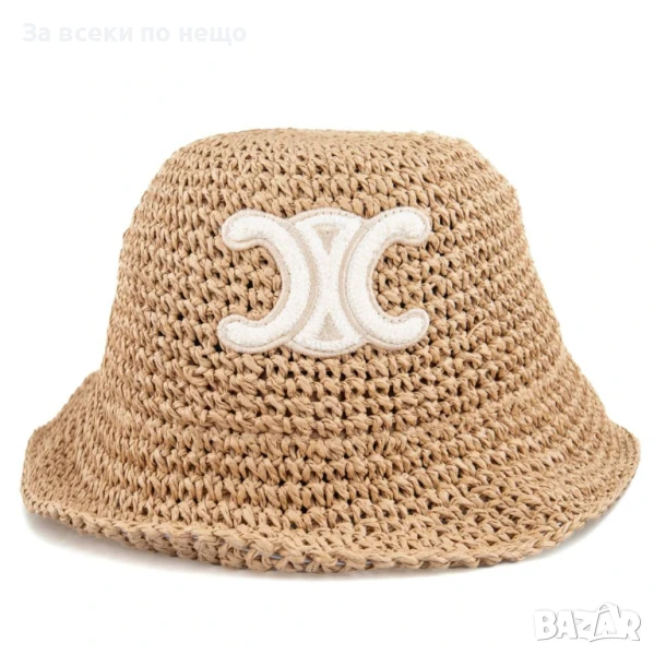 Celine Дамска Лятна Шапка Тип Идиотка Селин - Налични Различни Цветове Код E685, снимка 1