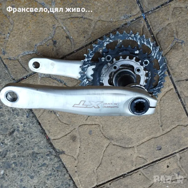 Курбел за велосипед колело Shimano deore xt fc m 760, снимка 1