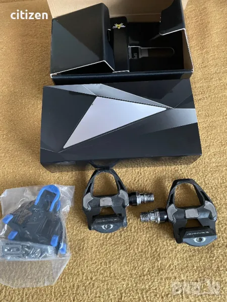 Shimano Dura-Ace PD-R9100+4mm Carbon Road Pedals  SPD-SL, снимка 1