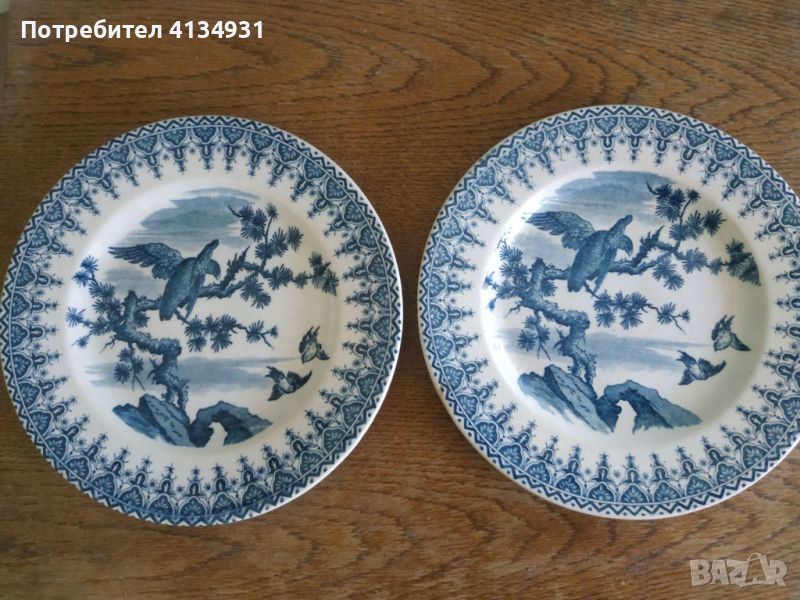 Антични чинии от Франция, снимка 1