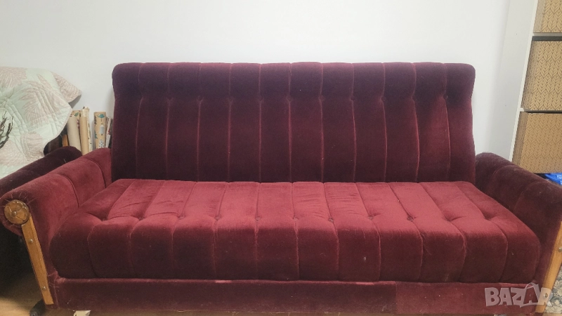 Триместен диван, функция сън, снимка 1