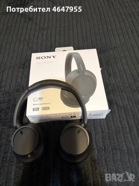 Sony WH-CH720N Без следи от употреба, снимка 1