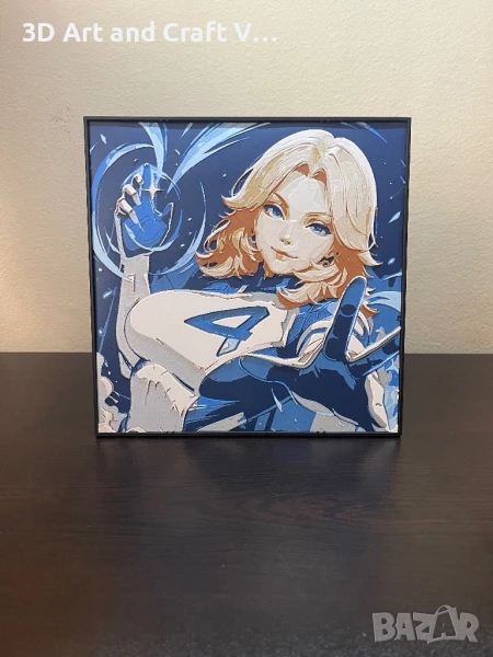 Релефна картина Invisible Woman , снимка 1