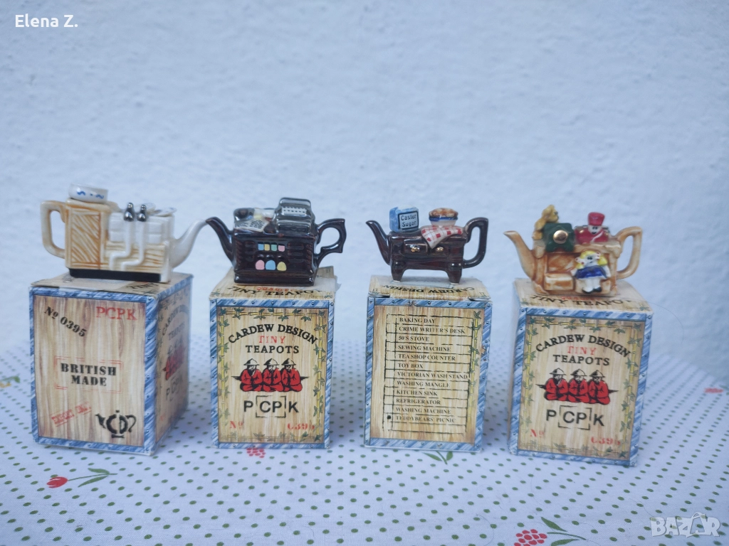 Колекционерски чайници орнаменти Paul Cardew, снимка 1