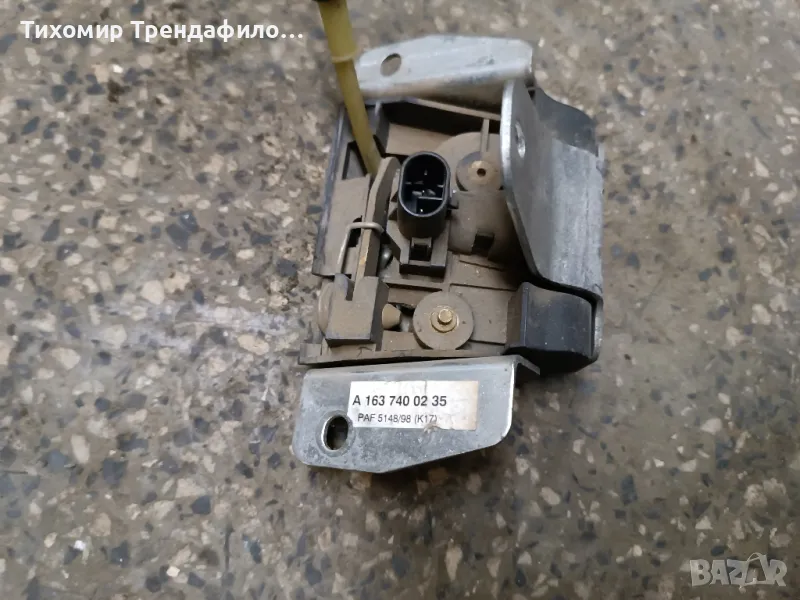 Брава заден капак багажник Mercedes ML W163 A1637400235 , A 163 740 02 35, снимка 1