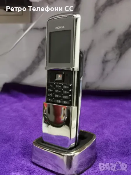 Nokia 8800 Sirocco Silver запазен бг меню, снимка 1