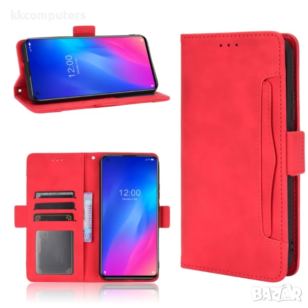 Doogee N30 Wallet Кожен Калъф и Протектор, снимка 1