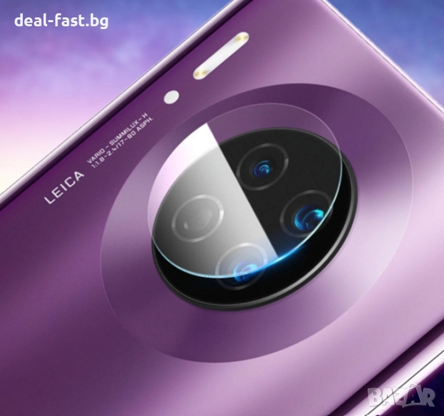Стъклен протектор за камера Huawei Mate 30 Pro / Mate 30 / Прозрачен /, снимка 1