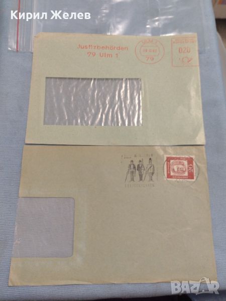 Два стари пощенски пликове с марки и печати Германия за КОЛЕКЦИЯ ДЕКОРАЦИЯ 46038, снимка 1