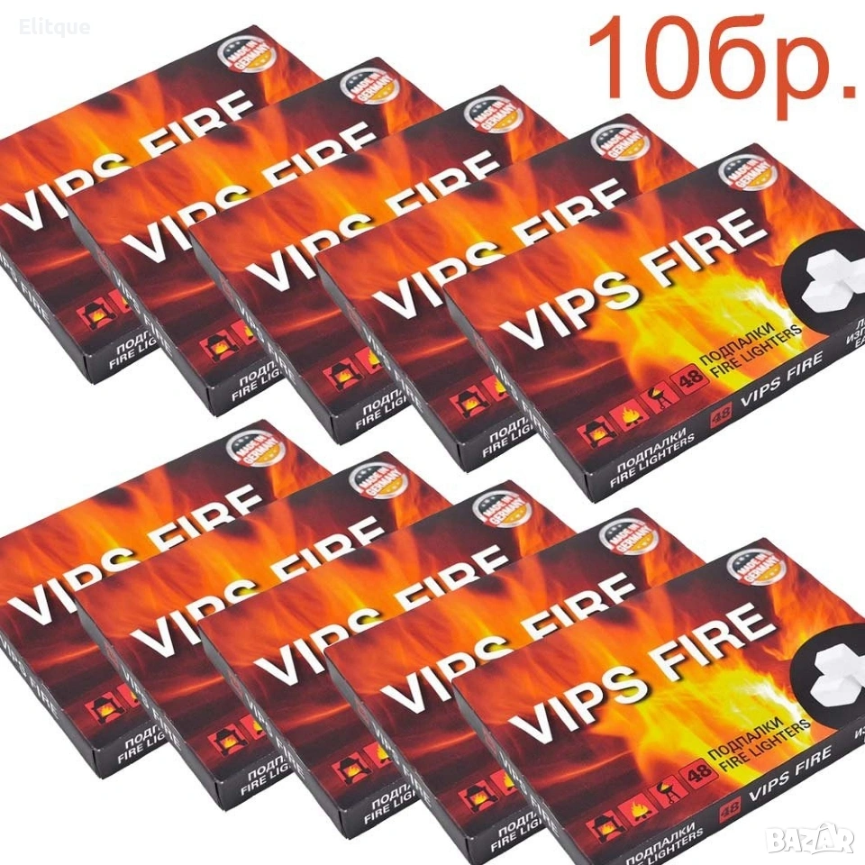 10бр. подпалки - сух спирт, снимка 1