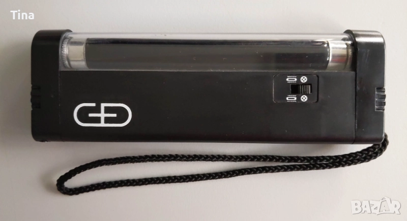 Преносима лампа с UV светлина за проверка на банкноти, документи, водните знаци и др., снимка 1