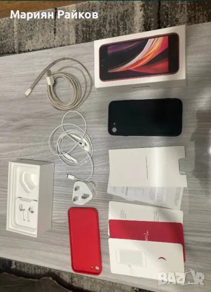 Iphone se 2020 red 128 gb, снимка 1