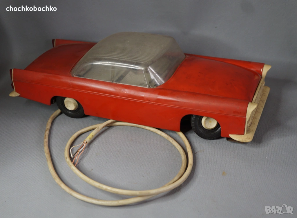 ГАЗ ВОЛГА Стара Руска голяма пластмасова играчка модел кола, снимка 1