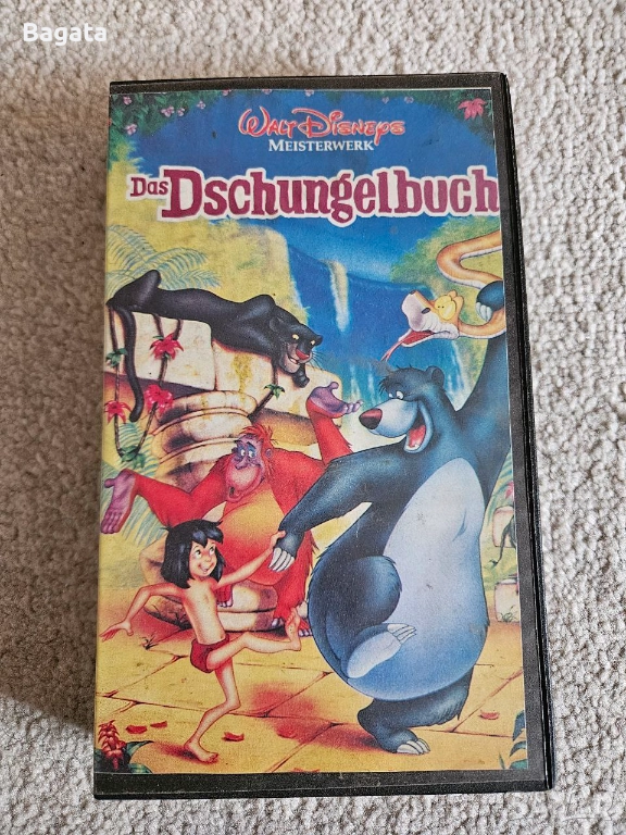 Книга за джунглата - VHS Оригинална видеокасета, снимка 1