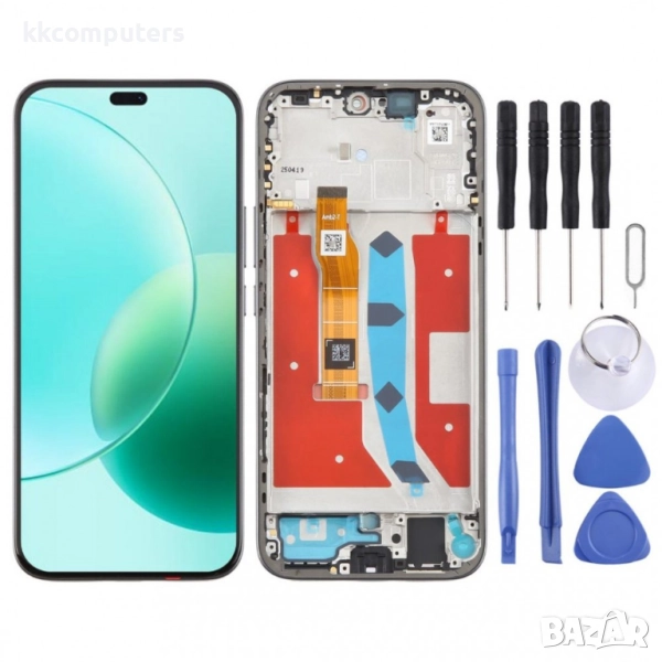 Оригинален LCD Дисплей и Тъч Скрийн с Рамка за Honor 400 Lite, снимка 1