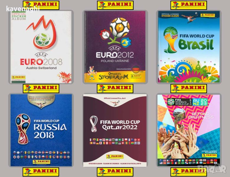 Продавам: PANINI колекции Световни/Европейски първенства 2008/2012/2014/2018/2022/2023, снимка 1