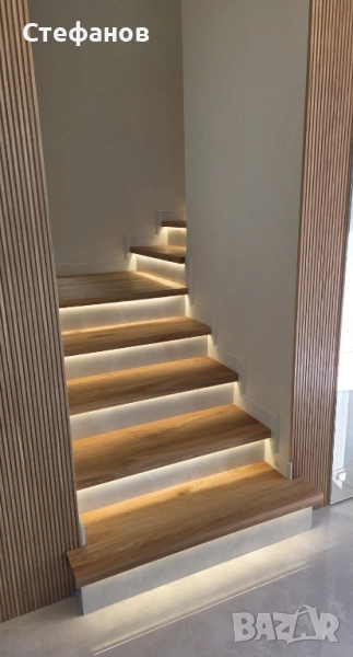 Масивни дъбови стъпала, чела, первази, ръкохватки, балюстри, снимка 1