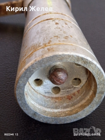 Стара алуминиева мелничка за пипер НРБ от соца рядка за КОЛЕКЦИОНЕРИ 36806, снимка 5 - Други ценни предмети - 51791818