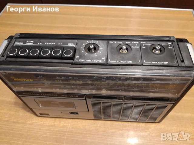 Продавам радиокасетофон Schaub Lorenz RC1500 за части, снимка 3 - Радиокасетофони, транзистори - 53697198