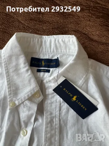 Мъжка памучна риза Polo Ralph Lauren, снимка 2 - Ризи - 47137181