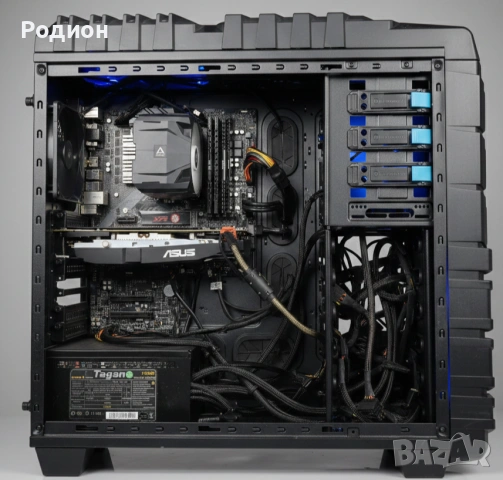 Домашен компютър AMD Ryzen 5 5600 6-core, снимка 3 - Геймърски - 53250615