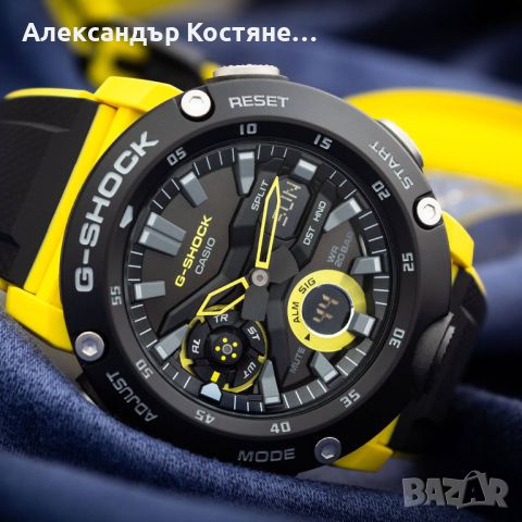 Мъжки часовник Casio G-Shock Carbon Core Guard Limited GA-2000-1A9ER, снимка 6 - Мъжки - 45455002