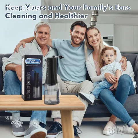 LYtech Електрически уред за почистване на уши със система за напояване на ушите, 8 накрайника, снимка 4 - Тримери - 49731239