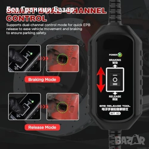 Нов Инструмент за отключване EPB при блокирали спирачки + защити кола, снимка 3 - Друга електроника - 53691463