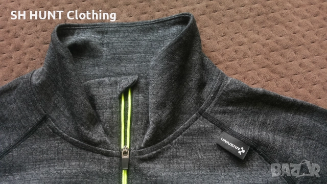 UNIVERN 8161-0415 Geilo 2.0 Baselayer 1/2 Zip 70% Merino Wool размер M работна термо блуза W4-548, снимка 8 - Блузи - 52025541