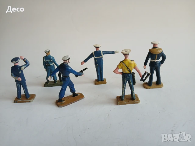 Стари пластмасови полски фигурки моряци., снимка 5 - Колекции - 50594630