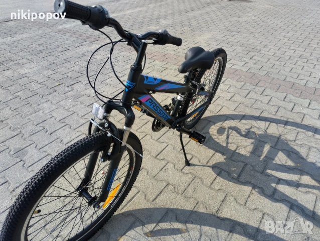 PASSATI Алуминиев велосипед 24" MARTYN черен, снимка 7 - Велосипеди - 53561283