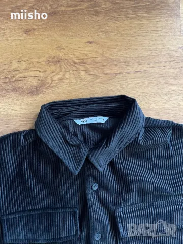 Zara черна риза., снимка 2 - Ризи - 50390172