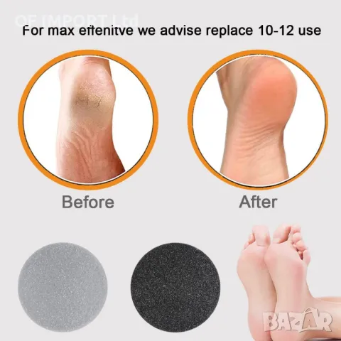 НОВО Електрическа Пила за Пети и Крака VITAL Maxx, снимка 6 - Електрически пили за пети - 49660199