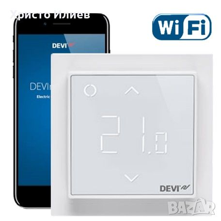 Електронен терморегулатор DEVIreg Smart WiFi DEVI 140F1140, снимка 1 - Друга електроника - 45172783